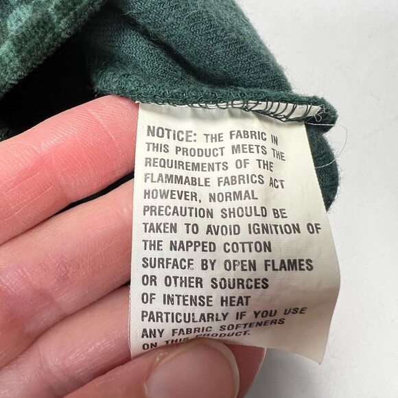 Vintage LL Bean 90s Velour Holly Print Midi Dress Green Holiday Christmas S/ M - Picture 15 of 15